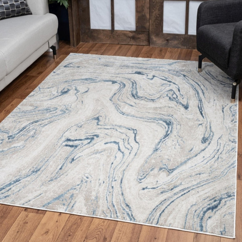 Elegance GC_CNC6010 Ivory Area Rug, Rectangle 7'10" x 10'3"
