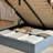 Upholstered Platform Bed with Hydraulic Lift Storage, Padded Headboard, No Box Spring Needed-2113087379-2113087382