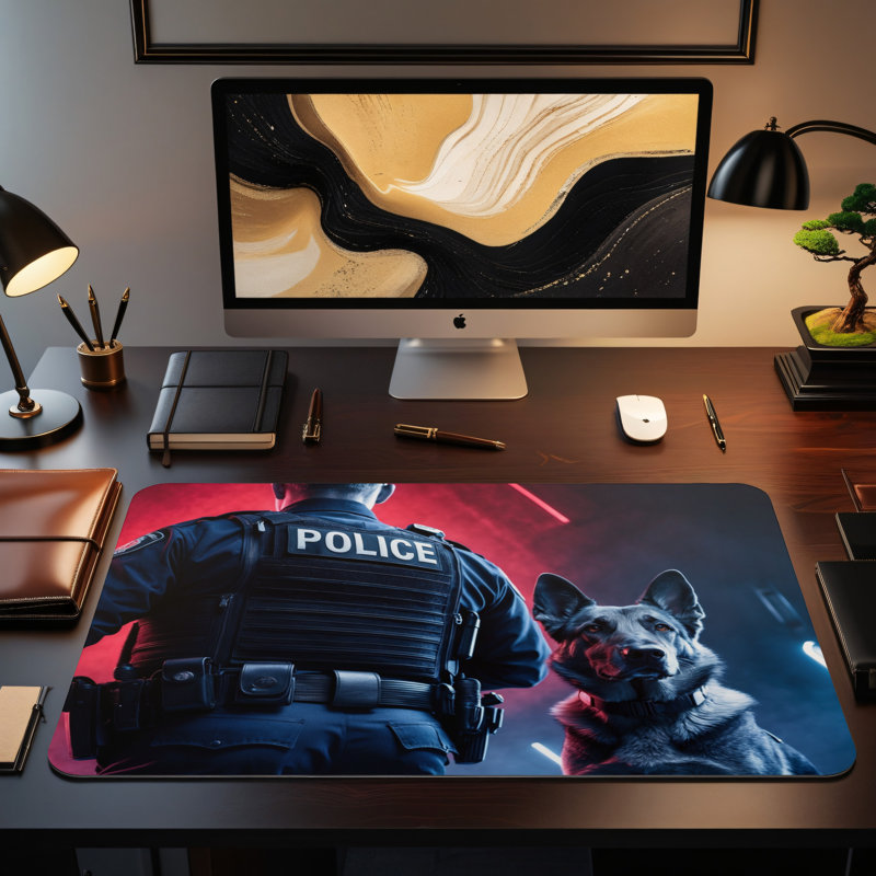 Polyester Desk Pad, 31.5x15.5