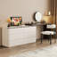 Coiffeuse avec miroir lumineux, 6 tiroirs
