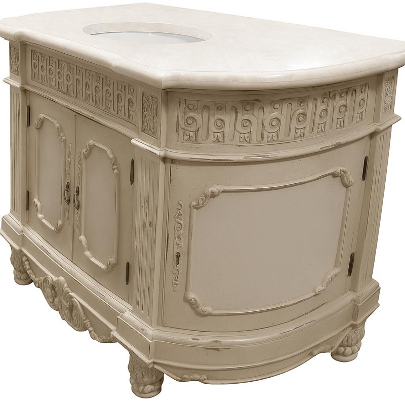 Meuble-lavabo mural simple 53 po Parchment