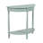 Tinsle Collection Half Moon Console Table with Storage Shelf End Table - Honeynut-104621371