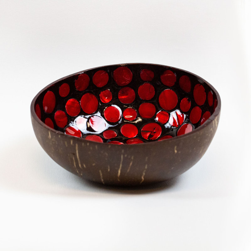 Bol décoratif Kaniylah, Rouge