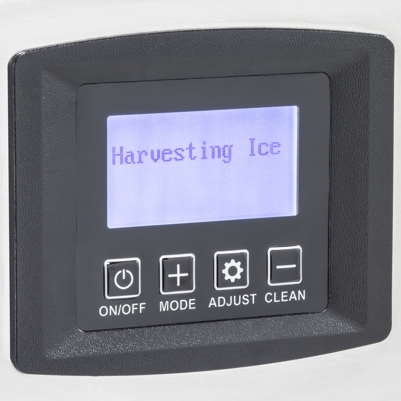 Maxx Ice Intelligent Series Self-Contained Ice Machine, White/Black, 39" H x 24" W x 24" D