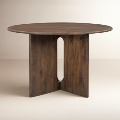 Ellaine Dining Table Dark Brown