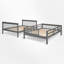 Lit superposé en bois avec escalier de rangement-671270627-671270625