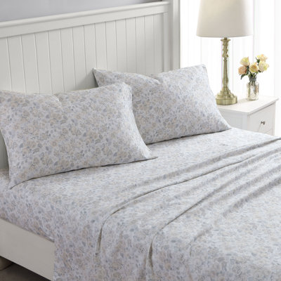 Laura Ashley Sateen Cotton Printed Sheet Sets