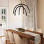 Lustre linéaire moderne à 6 lumières Isla