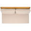 Canapé d'extérieur rectangulaire avec coussins de 59,1 po de largeur Beaufort