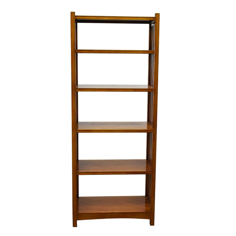 Saucedo Bookcase, Brown