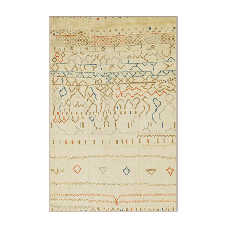 Abstract Indoor Rug, Rectangle 6' x 9'
