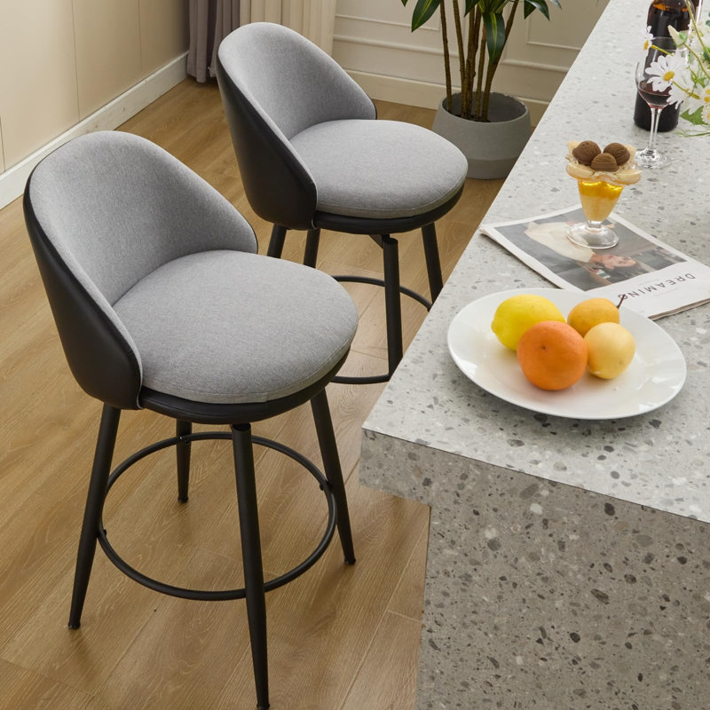 Faux Leather Accent Chair, Grey