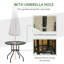 Round Metal Outdoor Bistro Table , 80.00cm cm W 80.00cm cm D