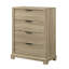 Ensemble de chambre à coucher 5 pièces Rosenfeld, grand lit, commode avec miroir, commode, table de chevet, ensemble de meubles de rangement modernes pour les espaces de chambre organisés-1112723654