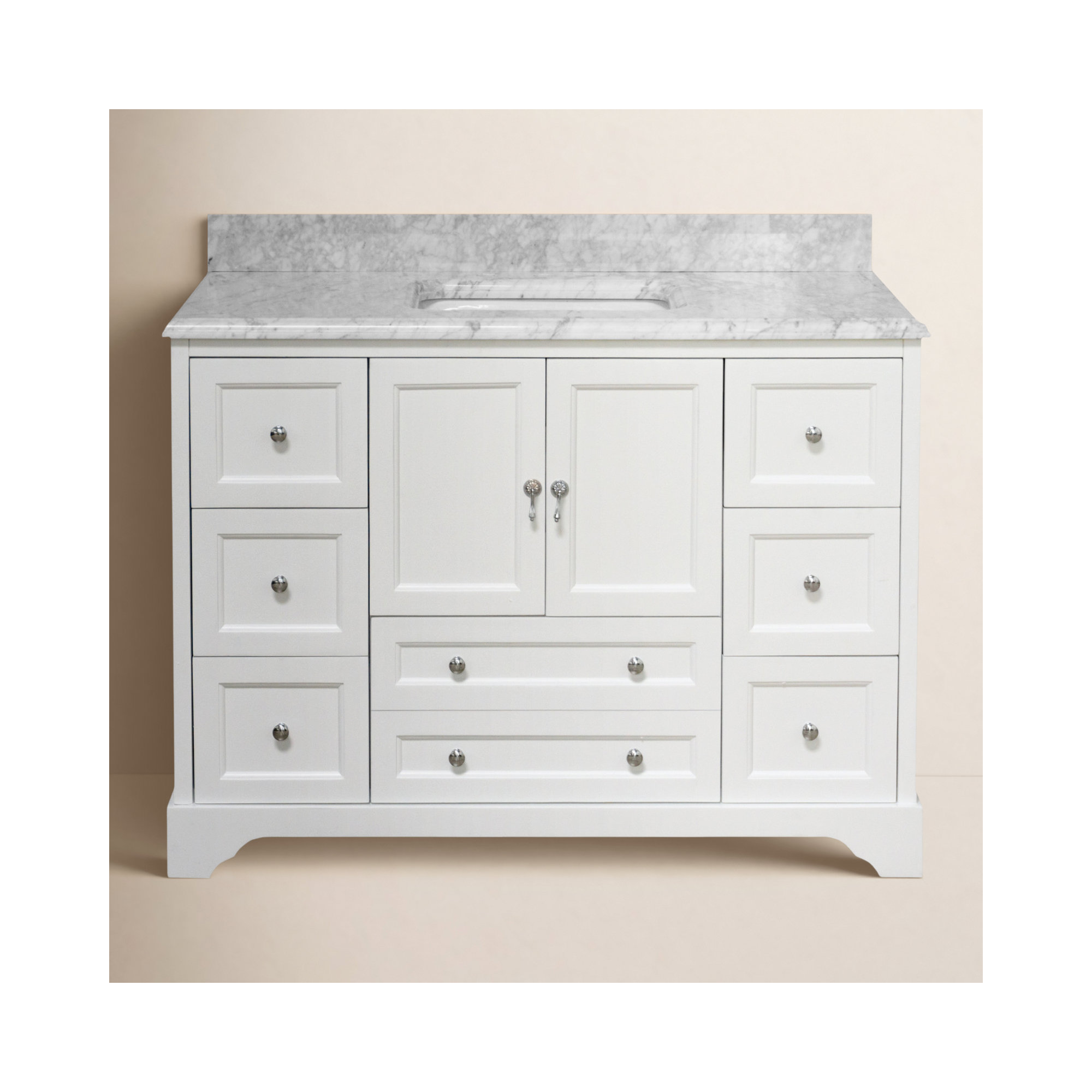 Tilford 48'' Single Bathroom Vanity, White