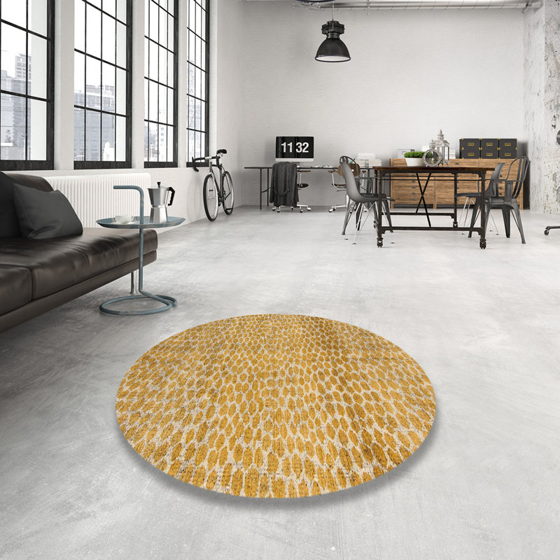 Annemarie Abstract Indoor Rug, Round 6'