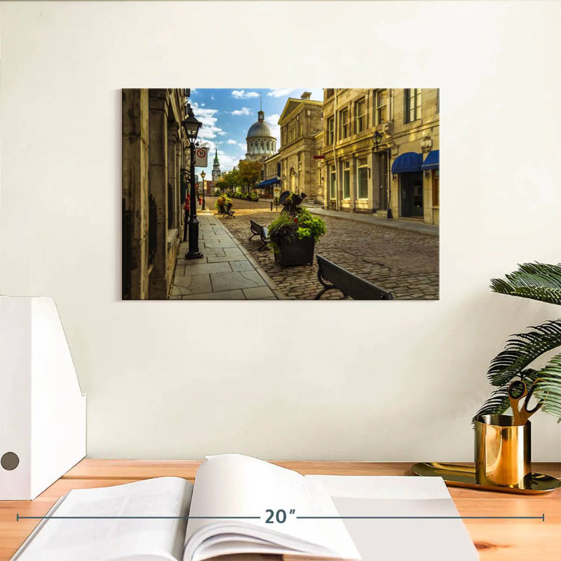 Rorry Cobbled Montreal Streets, 8" H x 12" W