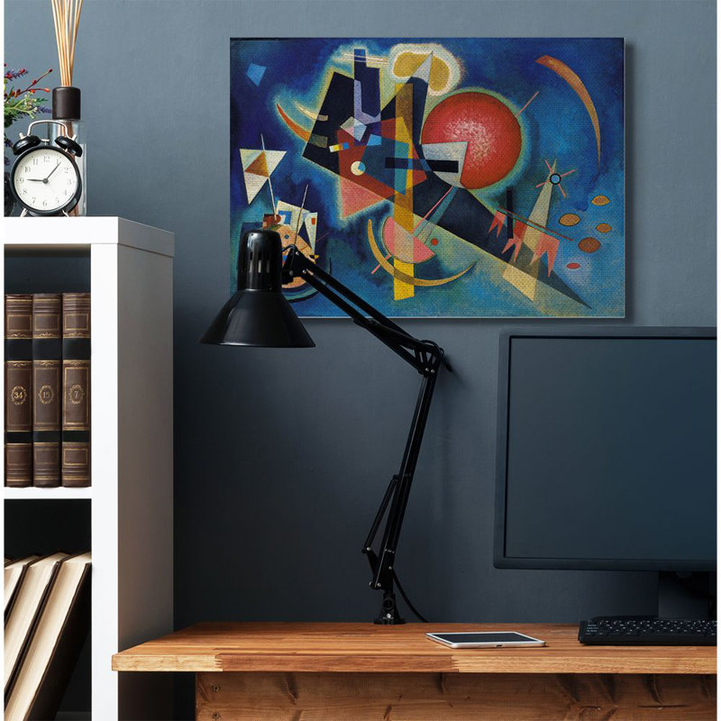 «In Traditional Kandinsky» par Wassily Kandinsky - impression d'art graphique, Toile tendue, H 30 po x l 40 po x 1,5 po
