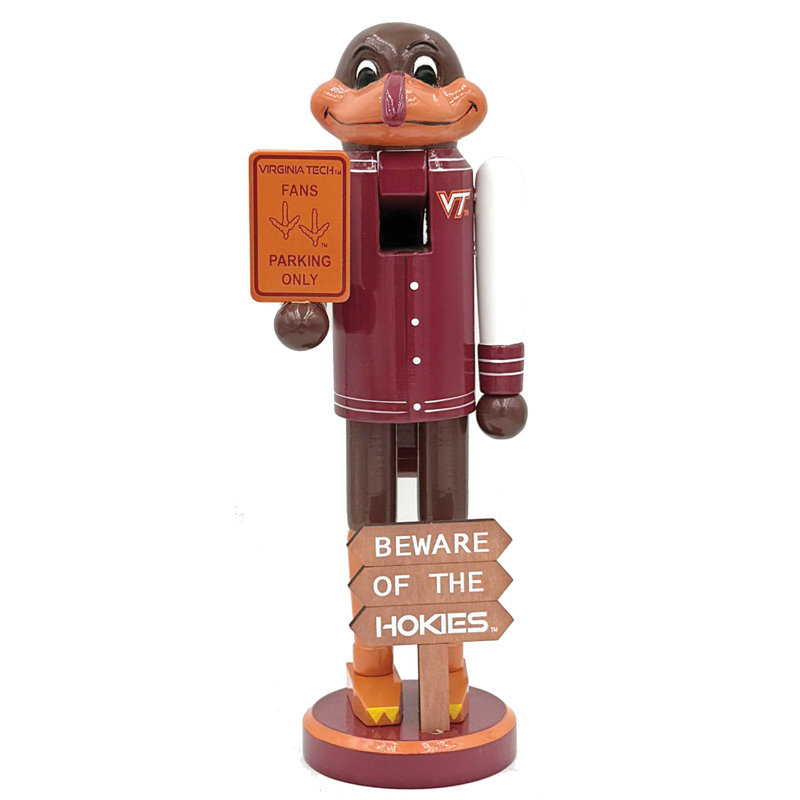 Casse-noisette 12 "NCAA College Spirit Beware, Virginia Tech