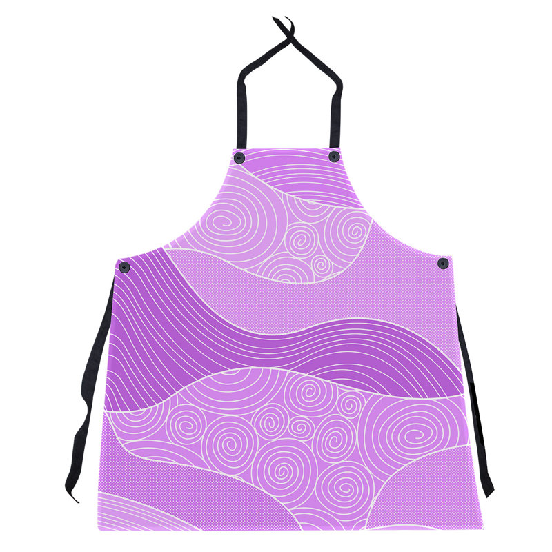 Tablier à ondulation à la main, Violet