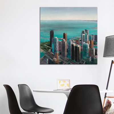 Skyline II by Joseph Cates - Wrapped Canvas Painting