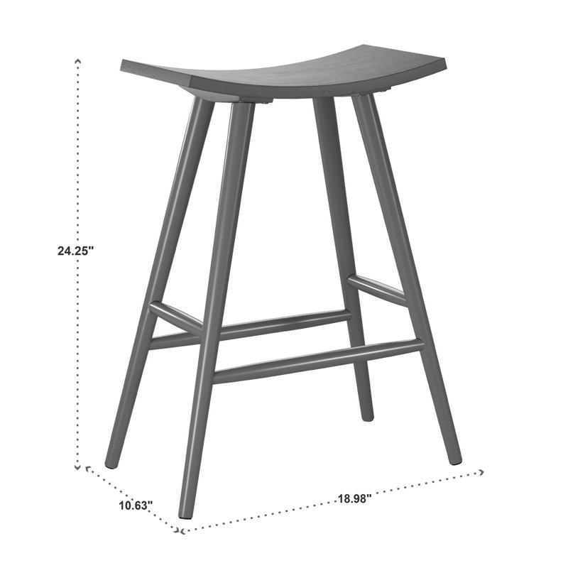 Ashray Counter Stool, Grey