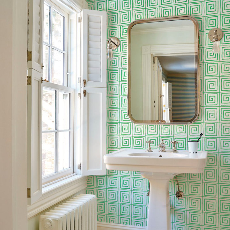 Schumacher x Cristina Buckley Trousdale Wallpaper, Leaf