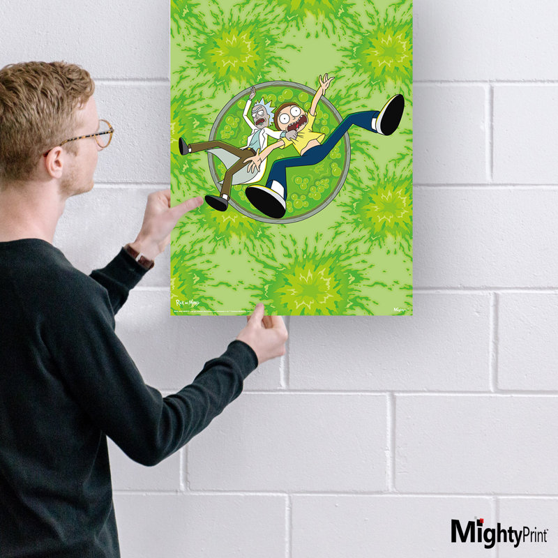 Art mural Rick et Morty (acide)