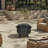 Round Iron Wood Burning Smokeless Fire Pit