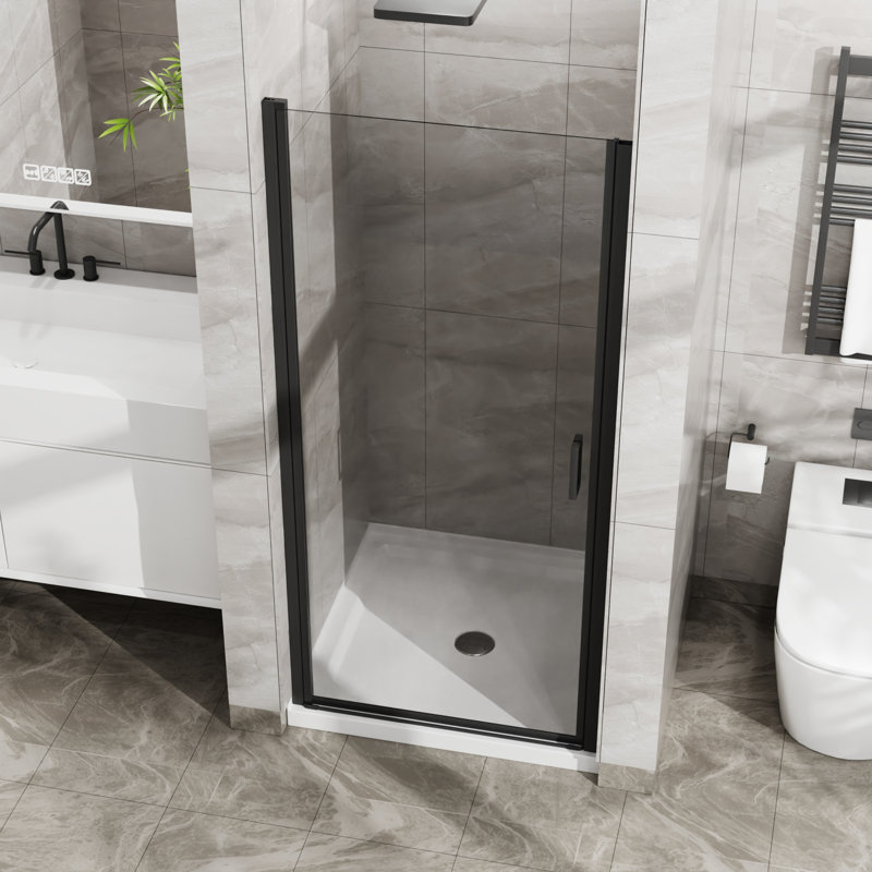 Combo réglable en verre trempé pivotant pour salles de bain modernes