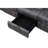 Dark Gray Polish Microfiber Power Motion Sofa W/Drop Down Table