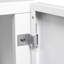 Classeur de bureau - Acier 2 portes noir avec 4 roulettes universelles et une grande capacité de rangement mobile pour une surface de pulvérisation lisse Plus d'options-130164989