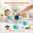 150W Milkshake Maker Mixer with Dual-Speed Adjustment and Stainless Steel Cup