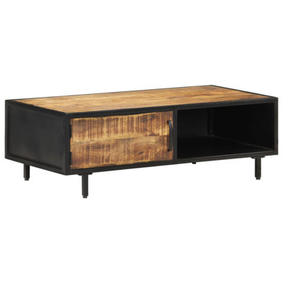 Couture Solid Wood Solid Wood Coffee Table with Storage