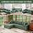 110" Cloudy Corduroy Frameless Boneless Modular Sectional Sofa With L-Shape Chaise, Deep Seat Boneless Couch, No Assembly Required, Modern Lounge Sofa-1885541757