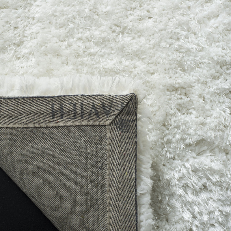 Arshika Shag Hand Tufted Performance Solid Color Rug, Rectangle 8' x 10'