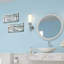 2 pièces de décorations de salle de bain sarcelle amusantes thème de plage décorations murales sarcelle accessoires de salle de bain toilettes rustiques en bois (style chic)