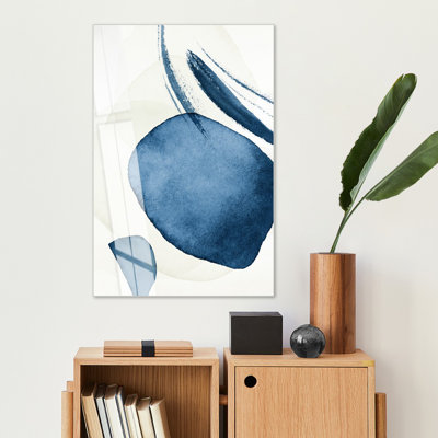 Superbe peinture décorative en verre trempé de 23,6 po x 35,4 po | 100% verre trempé, épaisseur: 0,16 pouce | Parfait pour la décoration intérieure, l'esthétique moderne et l'art mural élégant