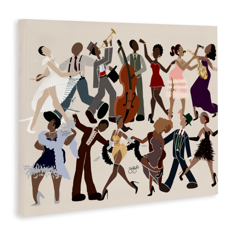«Rhythm Jazz Dancers», conception par Sierra Siler, H 16 po x l 20 po
