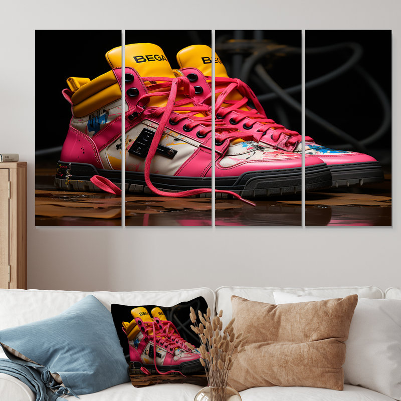 Ensemble de décorations murales 4 pièces Urban Edge - Balenciaga, H 32 po x l 64 po