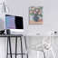 «Arrangement IV» par Tim O'Toole, art mural en verre acrylique