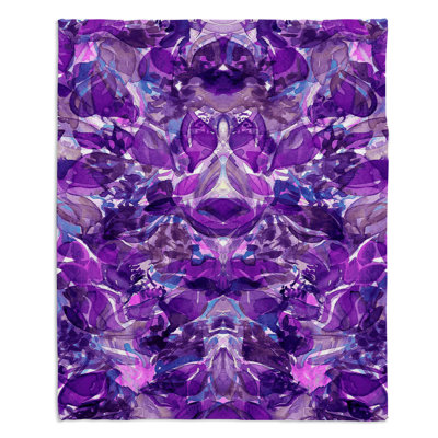 Couverture sherpa douce enchanted forest vii
