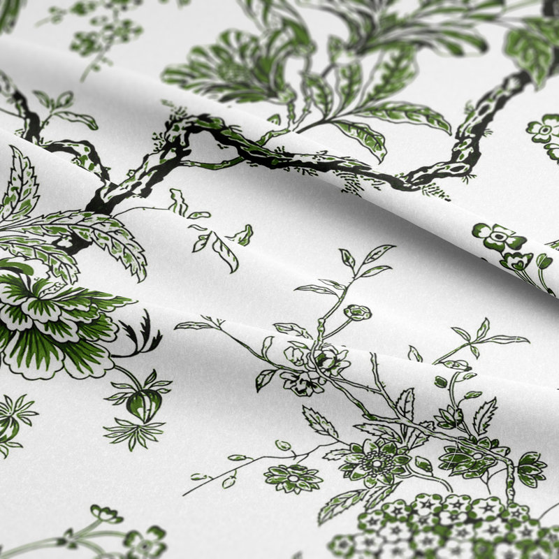 Tree Top Avocado Cotton Duvet Cover Set, California King Duvet Cover + 7 Additional Pieces