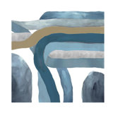 Blue Crossing I Painting by Janice Sadler