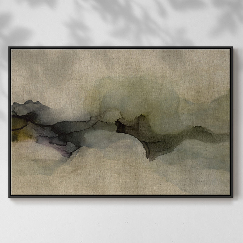 " When It Rains It Pours ", 25" H x 17" W x 2"D, Black