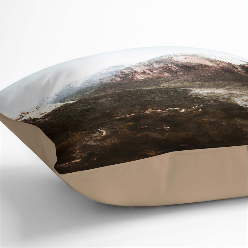 Square Throw Cushion, Stone, 55cm H x 55cm W x 20cm D