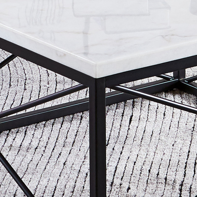 Geddes 48'' Marble Top Console Table