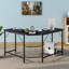 Humberto L-Shaped Steel Writing Desk-657793212-657795282