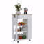 Chariot de cuisine, un tiroir, deux tablettes ouvertes, quatre roulettes-1084542043