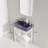 24"Bathroom Sink Without Cabinet, Purple Ceramic Basin